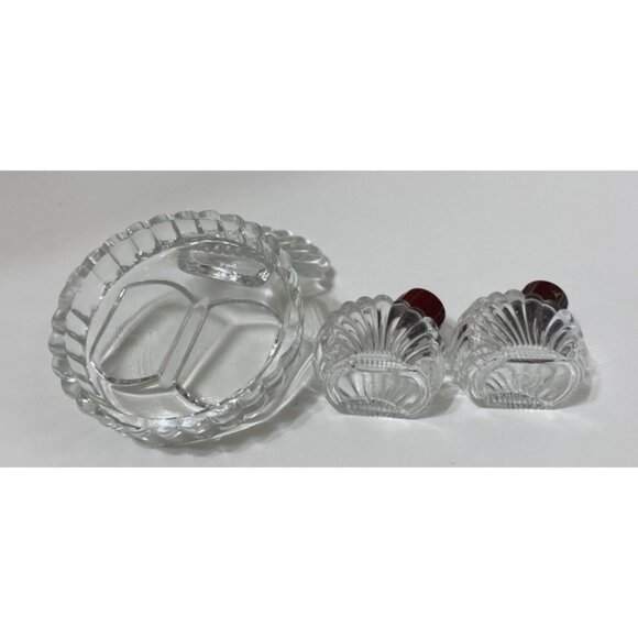 Vintage Glass Turkey Bird Salt & Pepper Shakers Art Deco Thanksgiving - Picture 6 of 6